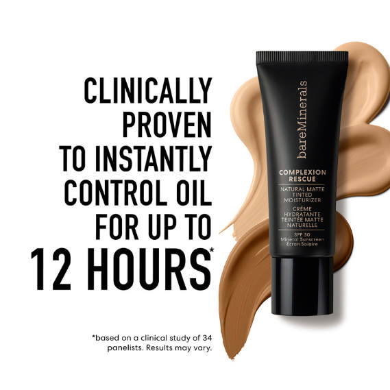 BareMinerals Complexion Rescue Tinted Moisturizer Matte Foundation Natural Pecan, 35 ml.