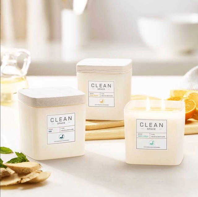 CLEAN Space Candle, Fresh Linens 227 g.