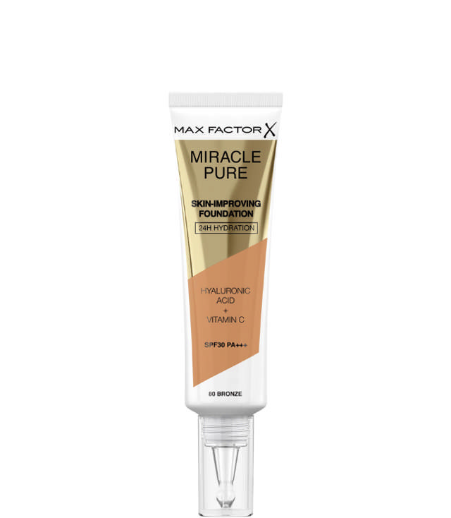 Max Factor Miracle Pure Foundation 80 Bronze, 30 ml.